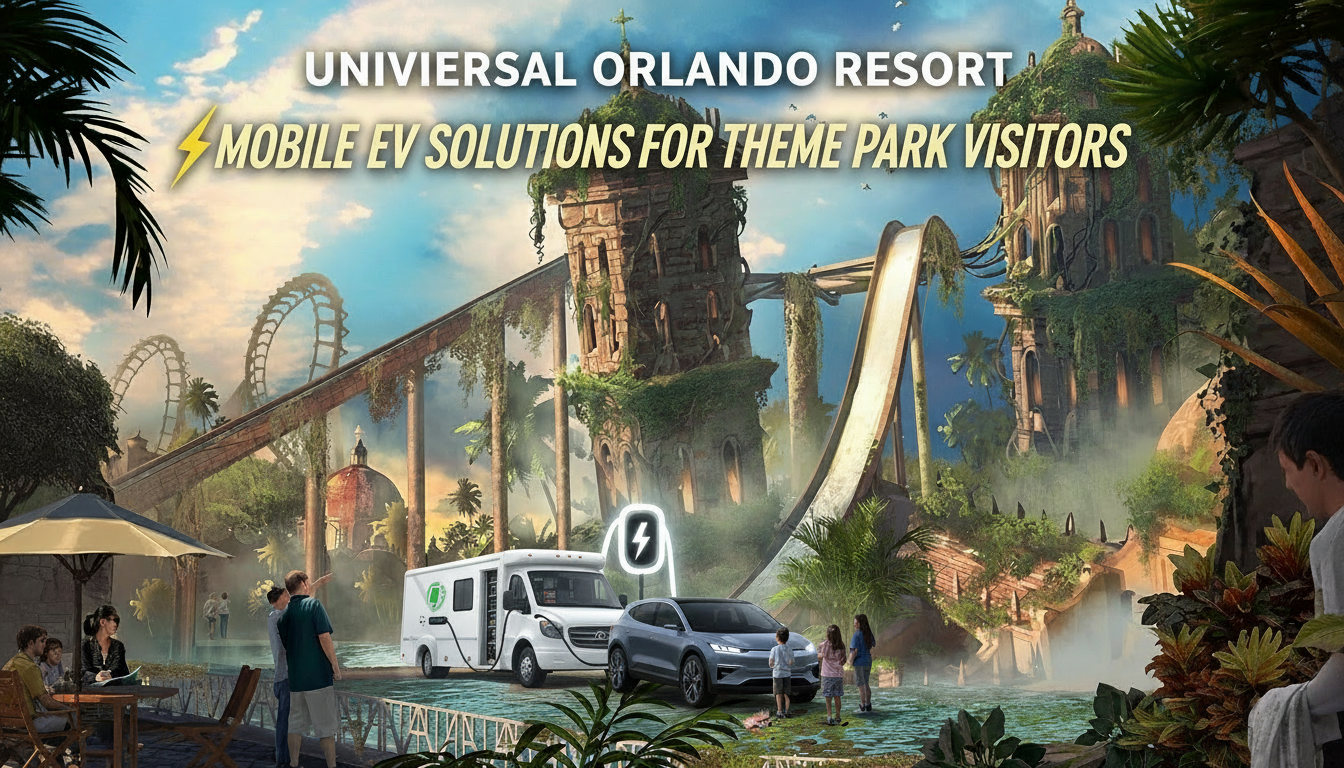Universal Orlando Resort Charging: Mobile EV Solutions for Theme Park Visitors