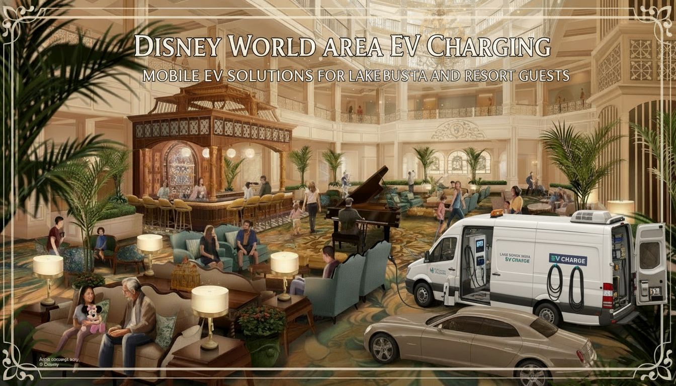 Disney World Area Charging: Mobile EV Solutions for Lake Buena Vista and Resort Guests