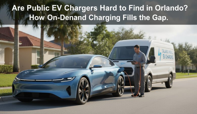 Are Public EV Chargers Hard to Find in Orlando? How On-Demand Charging Fills the Gap