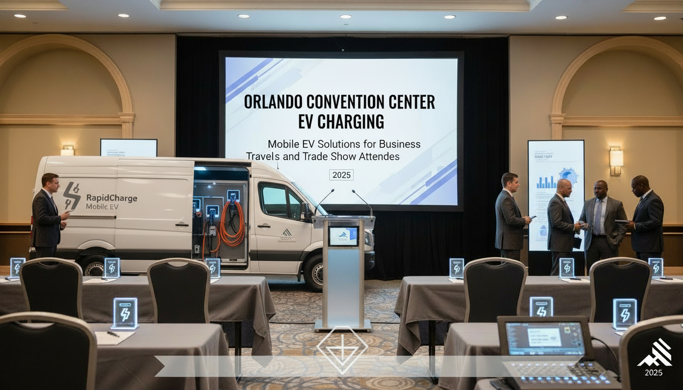 Orlando Convention Center Charging: Mobile EV Solutions for Business Travelers and Trade Show Attendees